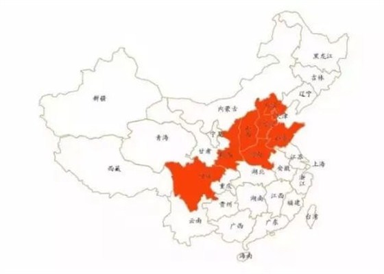 影响区域