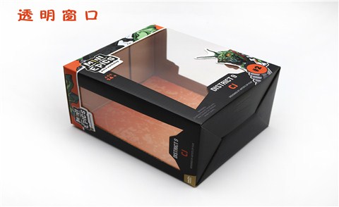 厂家定制玩具包装盒瓦楞盒包装，高质量印刷透明窗口设计高端定制