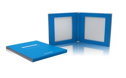 私人订制翻盖磁铁礼品盒包装 书型手工盒印刷定制