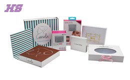 定制化妆品包装礼盒高档白卡纸包装盒定做面膜翻盖礼品盒