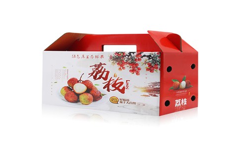 专业定制荔枝包装盒各种水果包装设计定制制作