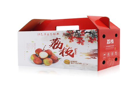 专业定制荔枝包装盒各种水果包装设计定制制作