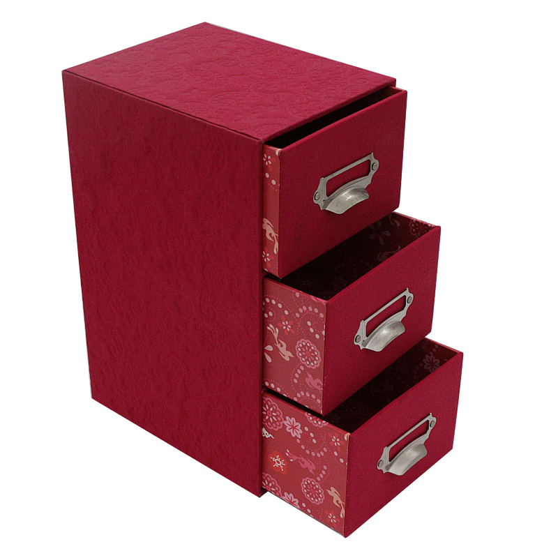 高档礼品首饰盒定制包装 抽屉式礼品手工盒包装